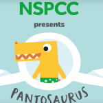 NSPCC presents Pantosaurus video logo